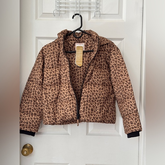 J.Crew Crewcuts Girls' metallic cropped puffer jacket with PrimaLoft - Picture 3 of 12